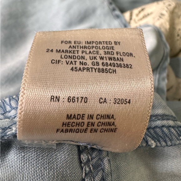 Anthropologie Holding Horses Novela Chambray Dress Size XS - Picture 12 of 12